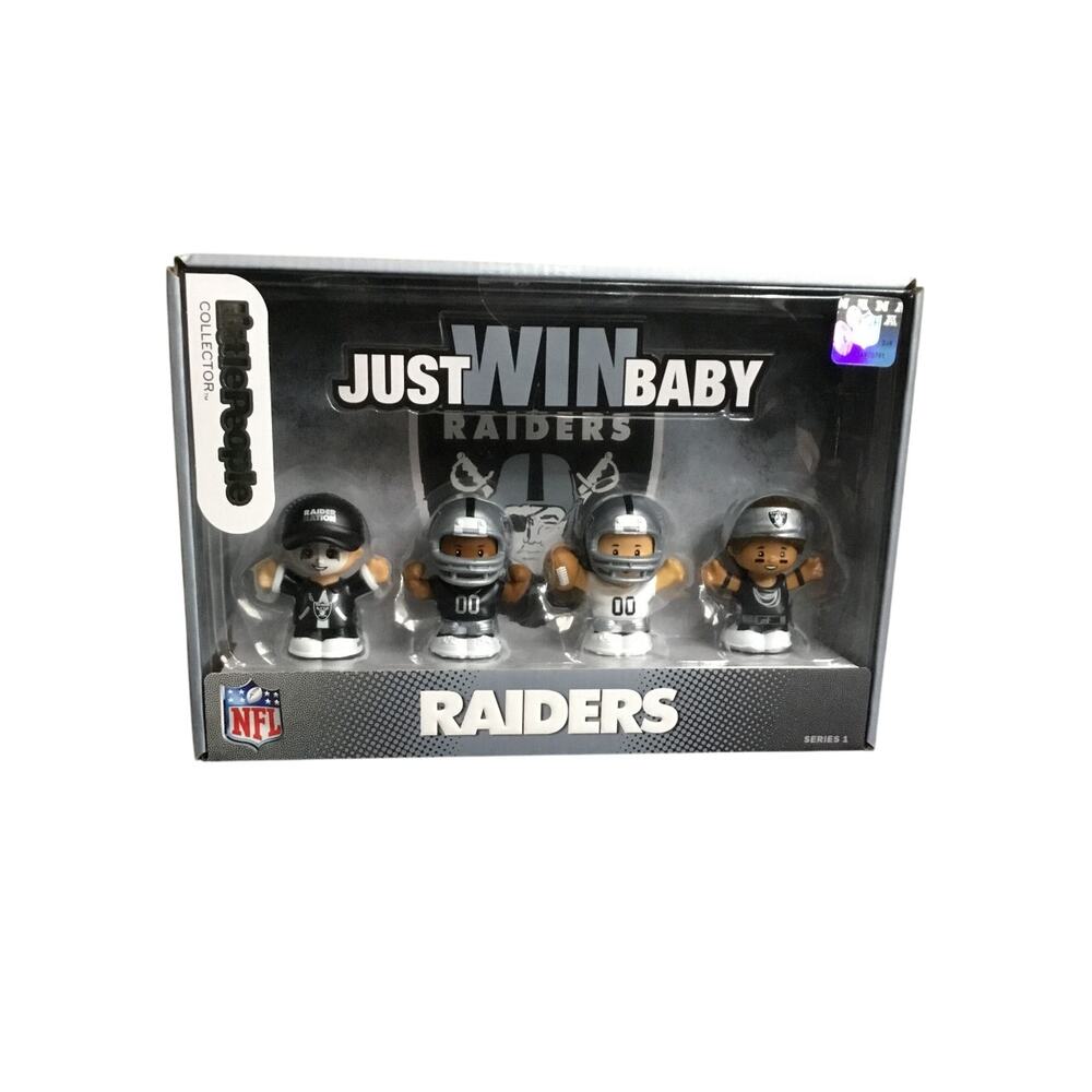 Fisher Price Little People NFL Raiders Special Edition Just Win Baby Series 1